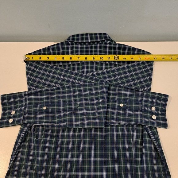 Bonobos Men's Small Tailored Fit Long Sleeve Button Down Plaid Shirt - Picture 13 of 13